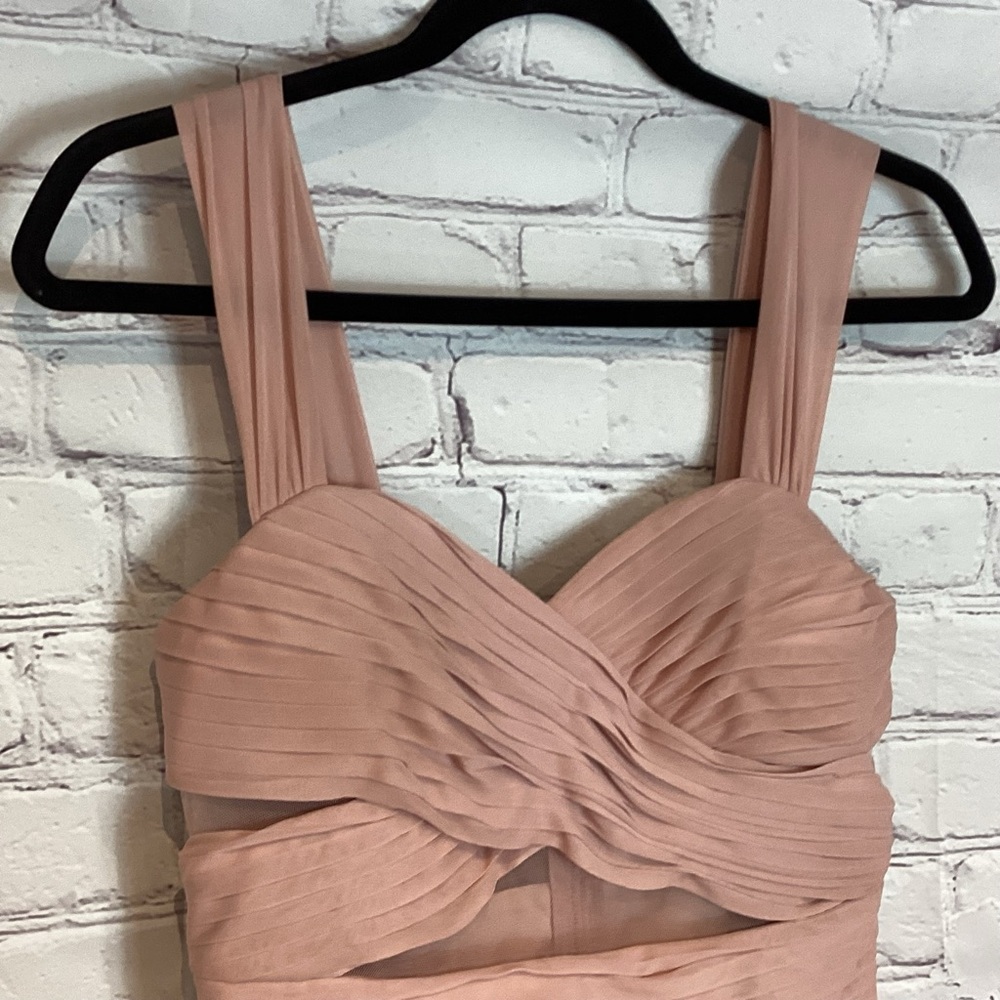 BIRDIE GREY EYLSE MAXI FORMAL DRESS MAUVE ROSE SZ XS - Picture 10 of 13